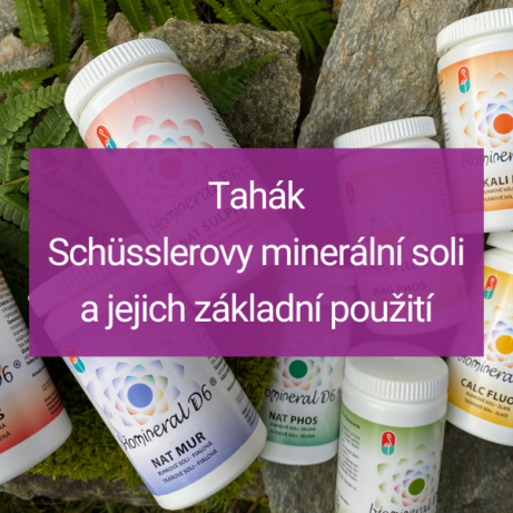 Kapka vitality - Tahák Schüsslerovy minerální tkáňové soli