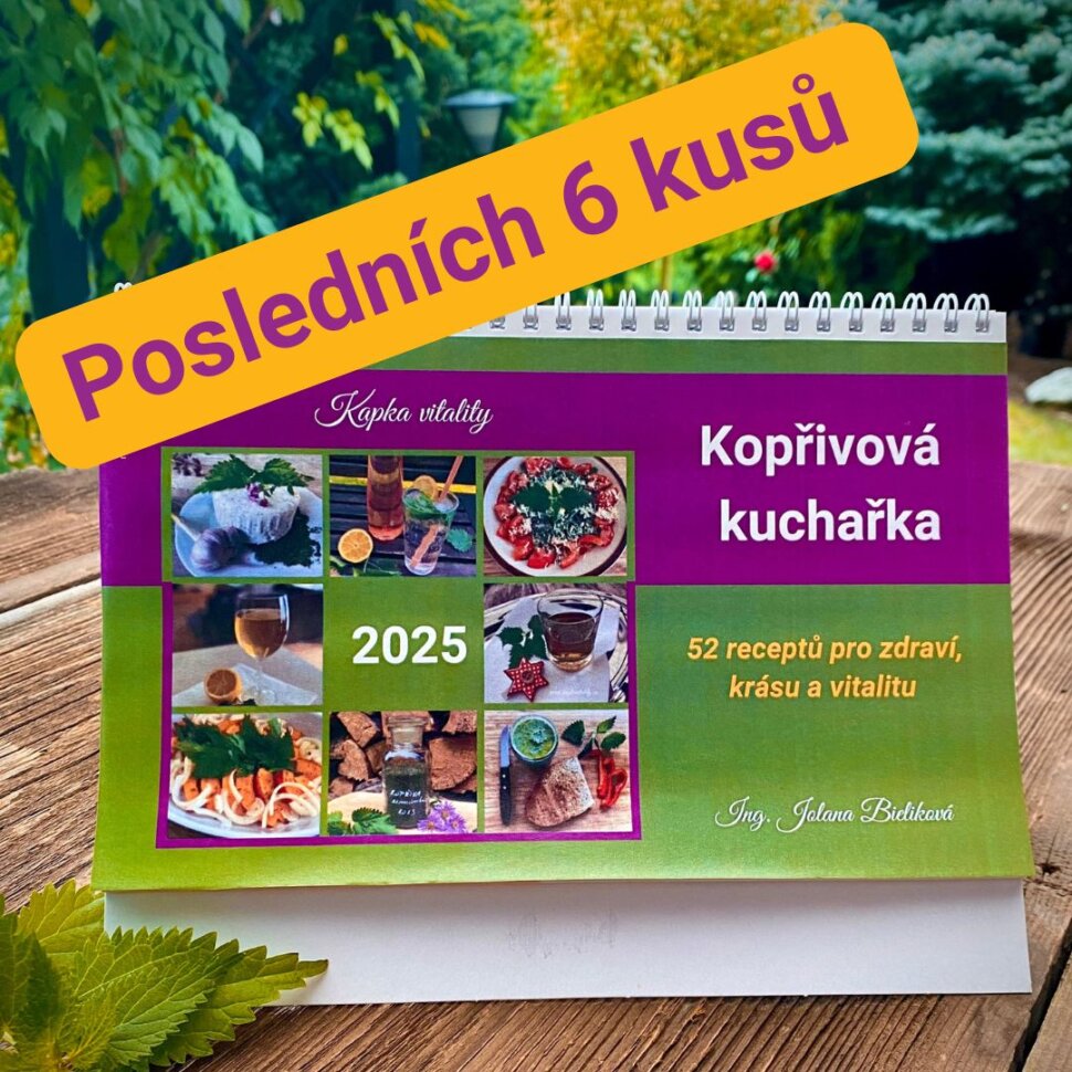 Kopřivová kuchařka - stolní kalendář 2025